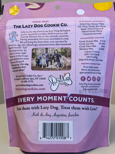 "Maple Bacon Kissies" Mutt Mallows Soft-baked Natural Treats for Dogs; 5 oz.